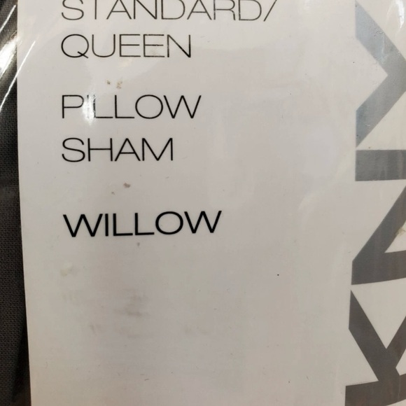 - DKNY Willow Sham in Slate Gray - Picture 4 of 5